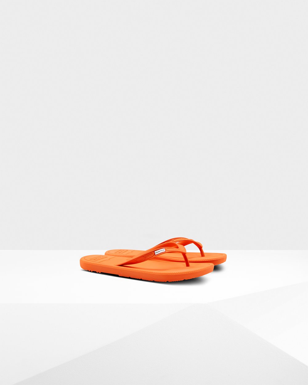 Womens Flip Flops - Hunter Original (76HFLOXVW) - Orange